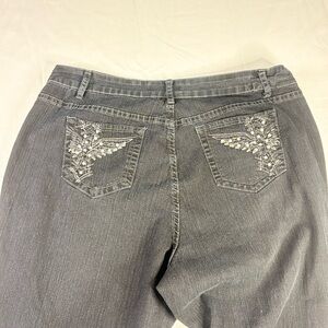 Y2K Blu Mist Women’s Black Straight Jeans | $20